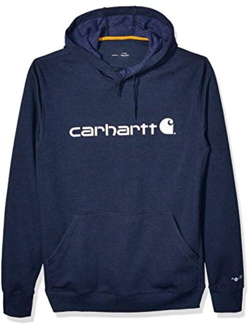 Carhartt Men's Tall Size Big & Tall Force Delmont Signature Graphic Hooded Sweatshirt