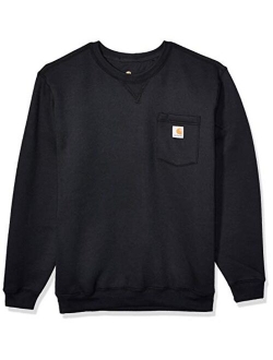 Men's Crewneck Pocket Sweatshirt (Regular and Big & Tall Sizes)