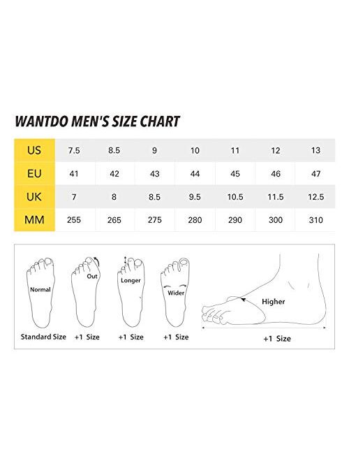 Wantdo Men's Waterproof Hiking Boots,Lightweight Ankle Boots for Outdoor Hiking Camping Hunting