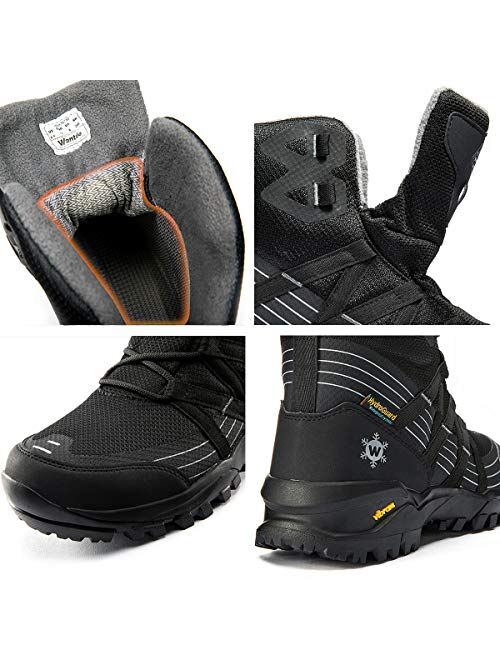 Wantdo Men's Waterproof Hiking Boots,Lightweight Ankle Boots for Outdoor Hiking Camping Hunting