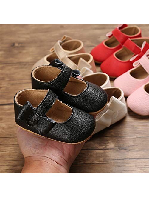 BENHERO Baby Girls Shoes Infant Mary Jane Flats Princess Wedding Dress Baby Sneaker Shoes