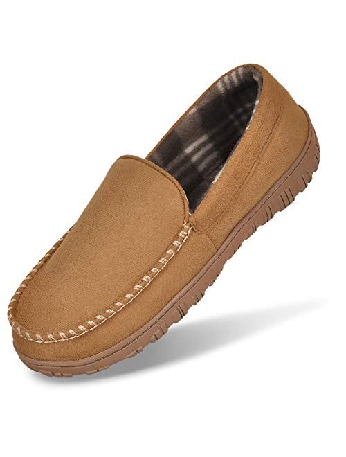 MIXIN Slippers for Men House Shoes Moccasin with Comfortable Memory Foam