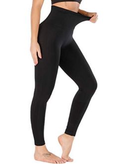 5 inches High Waist Yoga Leggings, Compression Workout Leggings for Women Yoga Pants Tummy Control