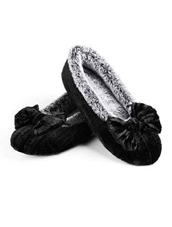 Women's Crinkle Velvet Ballet