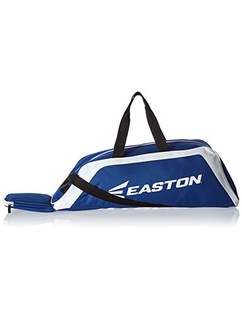 EASTON E100T Youth Bat & Equipment Tote Bag, 2021, Baseball Softball, 2 Bat Compartment, Main Gear Compartment, Fence Hook, Shoulder And 2 Handle Straps