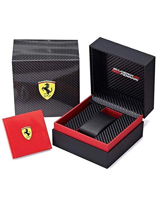 Ferrari Men's 0830260 REDREV EVO Analog Display Quartz Black Watch