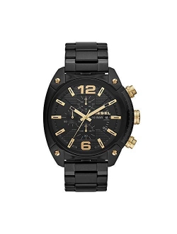 Men's Overflow Stainless Steel Chronograph Quartz Watch