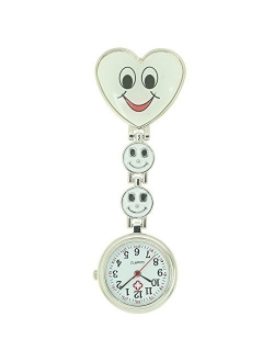 Silicone Pocket Brooch Clip Fob Medical Nurse Watch Pocket Clock Gift for Hospital Doctors Nursing Timepiece