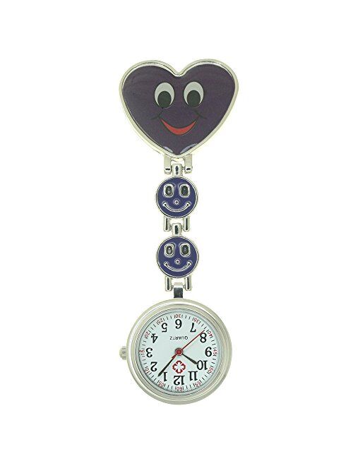 Silicone Pocket Brooch Clip Fob Medical Nurse Watch Pocket Clock Gift for Hospital Doctors Nursing Timepiece