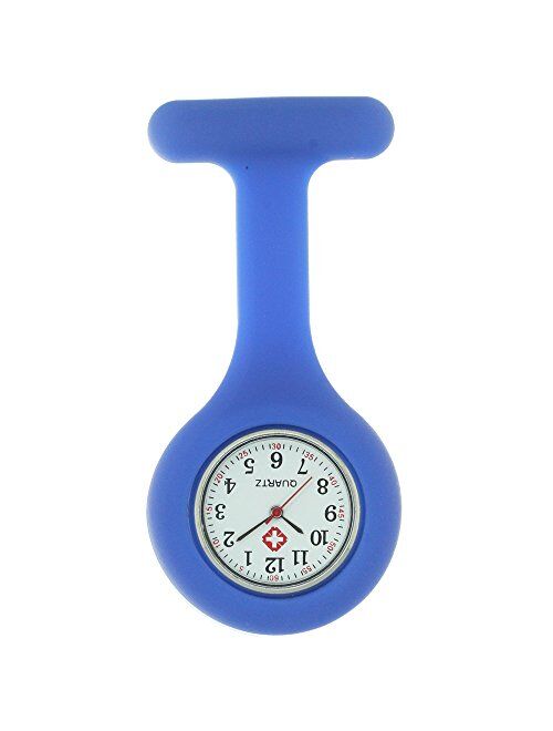 Silicone Pocket Brooch Clip Fob Medical Nurse Watch Pocket Clock Gift for Hospital Doctors Nursing Timepiece