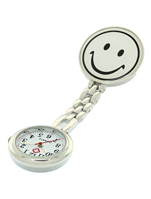 Silicone Pocket Brooch Clip Fob Medical Nurse Watch Pocket Clock Gift for Hospital Doctors Nursing Timepiece