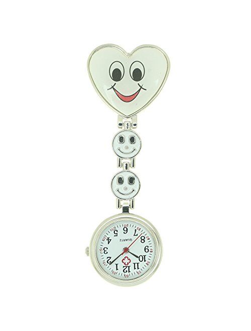 Silicone Pocket Brooch Clip Fob Medical Nurse Watch Pocket Clock Gift for Hospital Doctors Nursing Timepiece