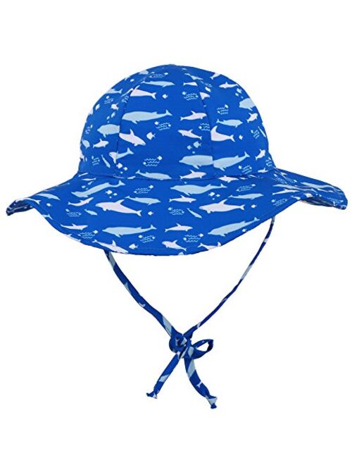 SimpliKids UPF 50+ UV Ray Sun Protection Wide Brim Baby Sun Hat