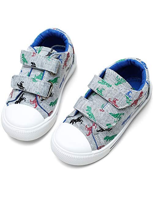 STQ Toddler Boys & Girls Slip On Canvas Sneakers