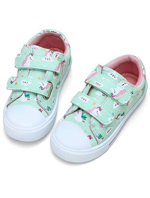 STQ Toddler Boys & Girls Slip On Canvas Sneakers