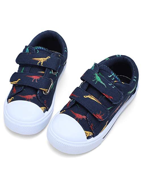 STQ Toddler Boys & Girls Slip On Canvas Sneakers