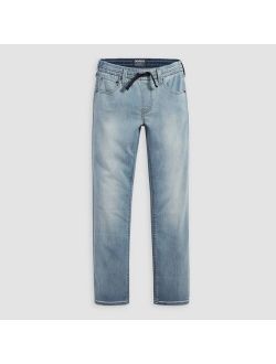 Boys' Pull On Athletic Jeans - Blue