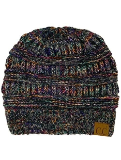 CC Classic Winter Fall Trendy Chunky Stretchy Cable Knit Beanie Hat