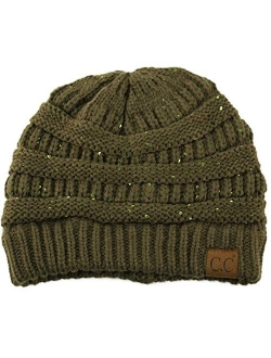 CC Classic Winter Fall Trendy Chunky Stretchy Cable Knit Beanie Hat