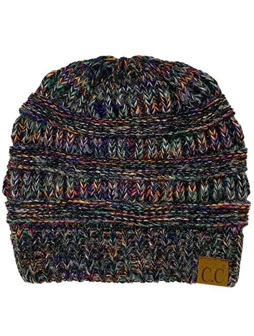 CC Classic Winter Fall Trendy Chunky Stretchy Cable Knit Beanie Hat