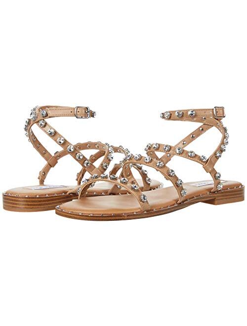 Steve Madden Women's Travel Rock Stud Flat Sandals