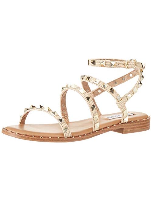 Steve Madden Women's Travel Rock Stud Flat Sandals