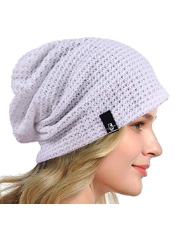 HISSHE Women's Slouchy Beanie Knit Beret Skull Cap Baggy Winter Summer Hat B08w