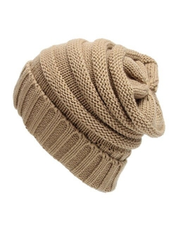 SVEN HOME Soft Slouchy Beanies Knit Warm Winter Unisex Cap Thick Women's Men Hat