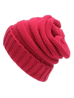 SVEN HOME Soft Slouchy Beanies Knit Warm Winter Unisex Cap Thick Women's Men Hat