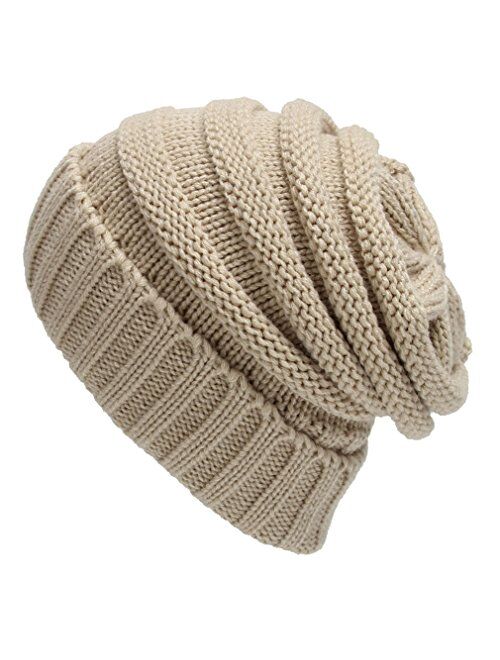 SVEN HOME Soft Slouchy Beanies Knit Warm Winter Unisex Cap Thick Women's Men Hat