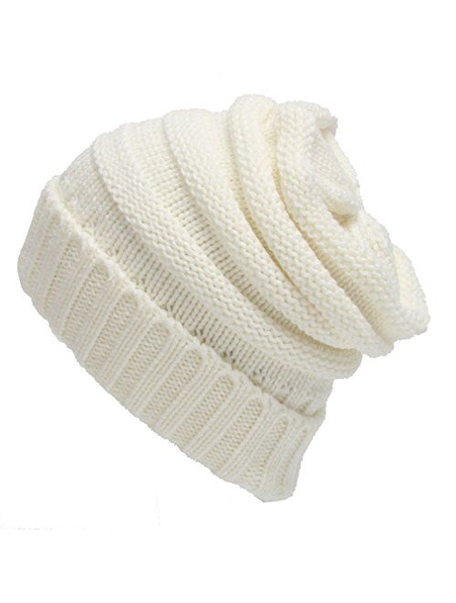 SVEN HOME Soft Slouchy Beanies Knit Warm Winter Unisex Cap Thick Women's Men Hat