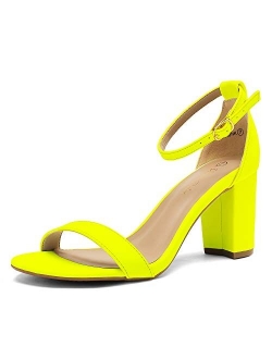 Women's Chunk Low Heel Pump Sandals