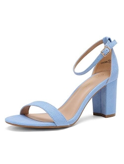 Women's Chunk Low Heel Pump Sandals