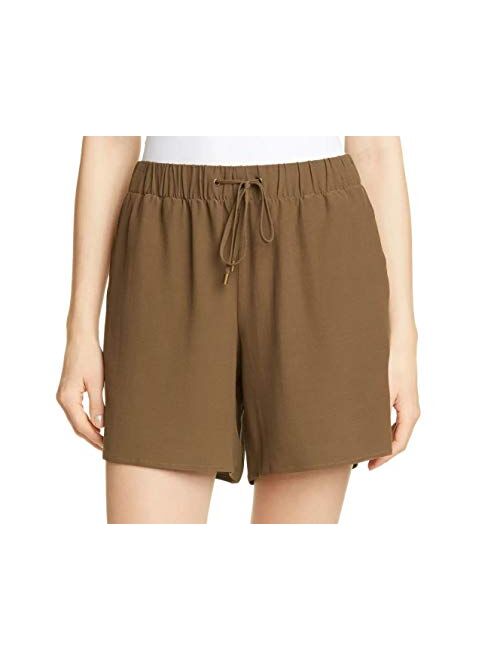 Eileen Fisher Womens Pull On High Rise Walking Shorts