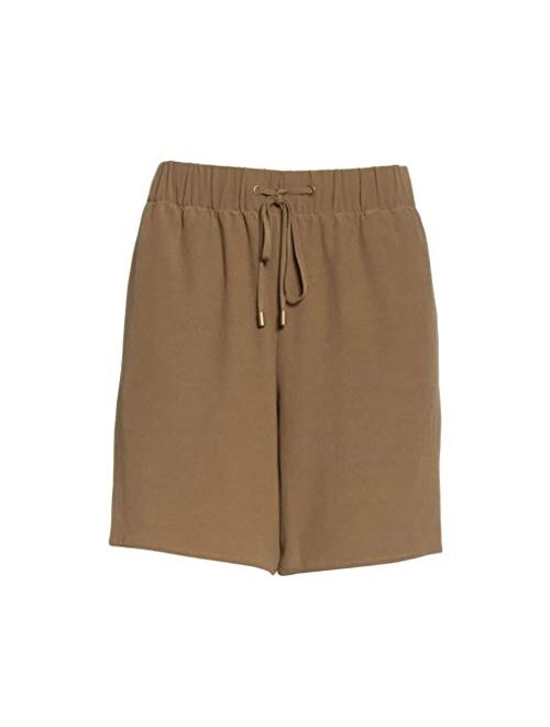 Eileen Fisher Womens Pull On High Rise Walking Shorts