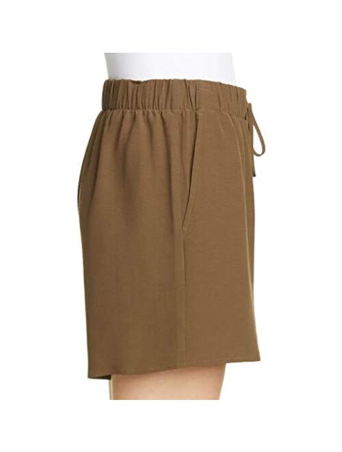 Eileen Fisher Womens Pull On High Rise Walking Shorts