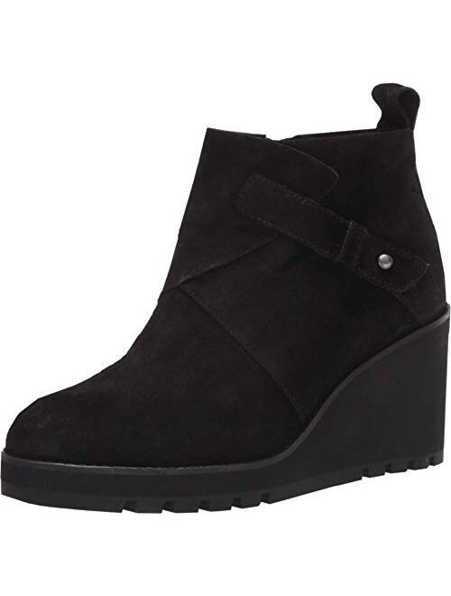 Eileen Fisher Womens Tinker Suede Ankle Wedge Boots