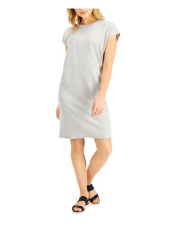 Relaxed Cap-Sleeve Dress