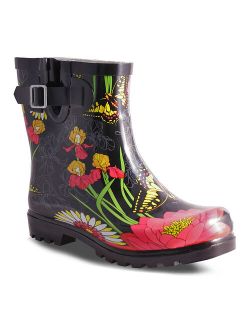 Black Butterfly Dew Rain Boot - Women