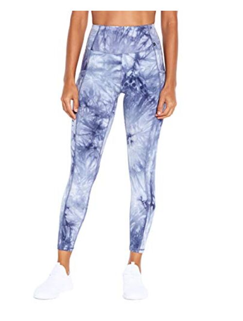 India Ink Blue 25'' Marble Cyndi Crop Legging - Women