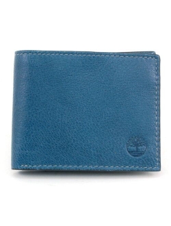 Men's Leather Wallet with Attached Flip Pocket