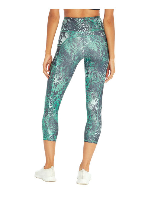 Jade Cream Snakeskin 22'' Brittany Capri Leggings - Women