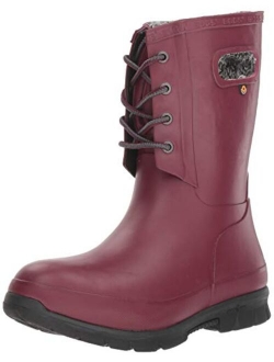 Women's Amanda Plush Lace Up Waterproof Insulated Snow Boot