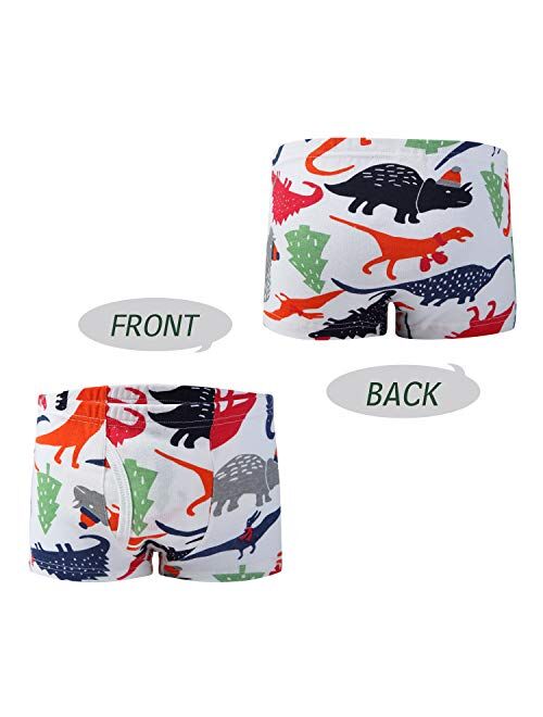 Boys Boxer Briefs Shorts Cotton Baby Toddler Underwear for Kids Boy 6/8 Pack