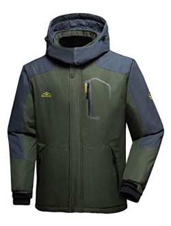 Men's Mountain Waterproof Ski Jacket Windproof Rain Jacket