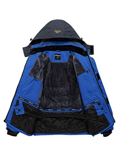 Men's Mountain Waterproof Ski Jacket Windproof Rain Jacket