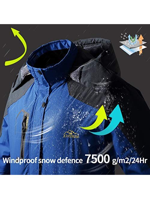 Men's Mountain Waterproof Ski Jacket Windproof Rain Jacket