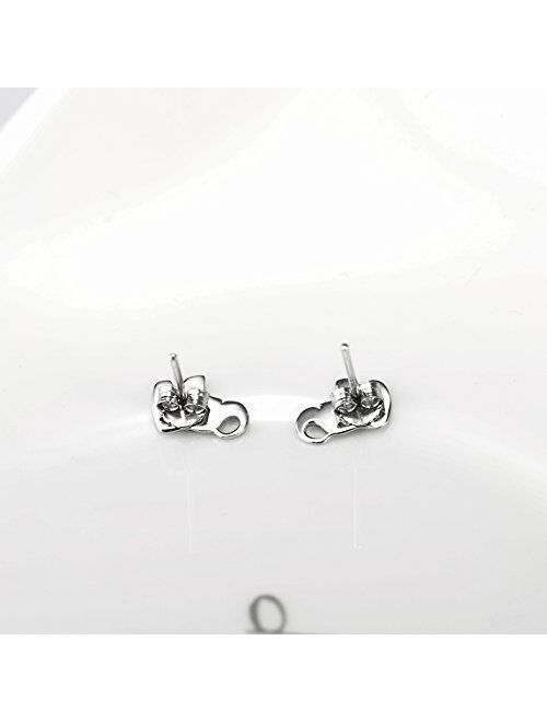 Elephant Jewelry 925 Sterling Silver Lucky Elephant Stud Earrings, Elephant Family Necklace for Women