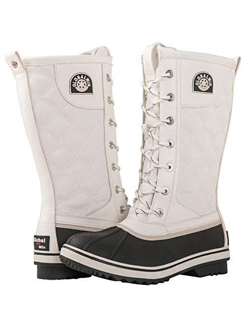 GLOBALWIN Women's Mid Calf Winter Snow Boots