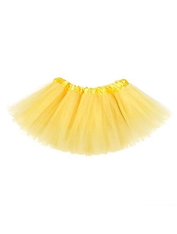 Baby Tutu Skirt, Infant Tutus, 5 Layers Tulle Dress Up for Baby Girls & Toddlers